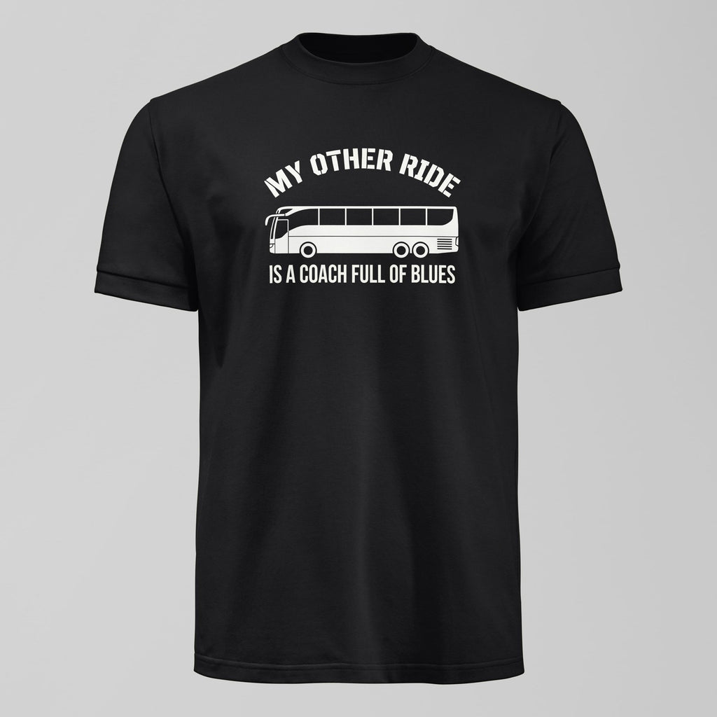 My Other Ride T-Shirt, alternate view. An Everton fan design by Forever Everton.