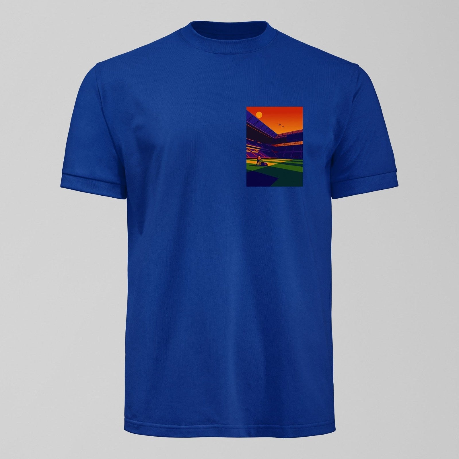 Bramley Moore Preparation T-Shirt, alternate view. An Everton fan design by Forever Everton.