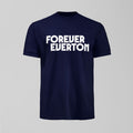 Dark Forever Everton Large Logo White Design T-Shirt