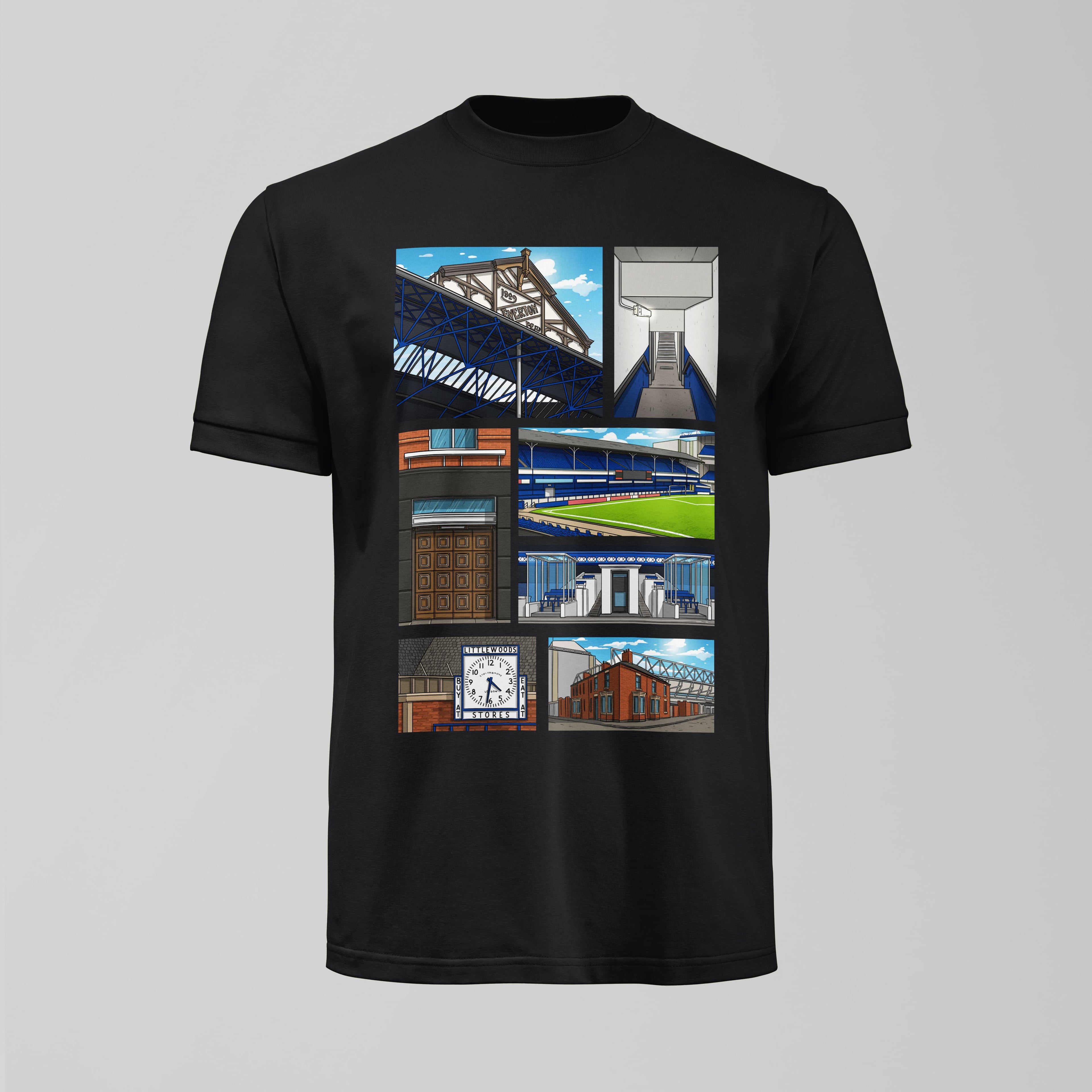 Goodison Park Memory Lane T-Shirt