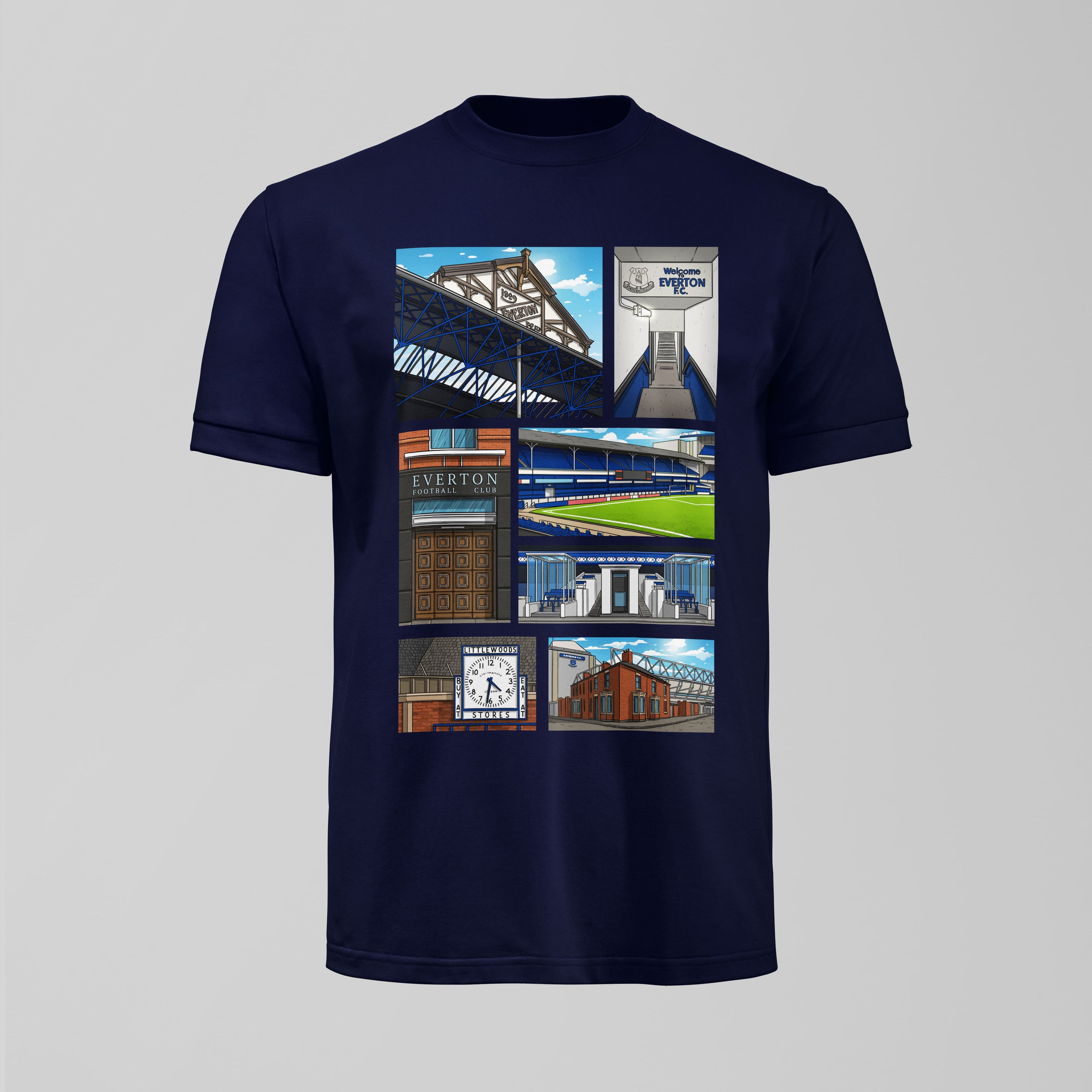 Goodison Park Memory Lane T-Shirt