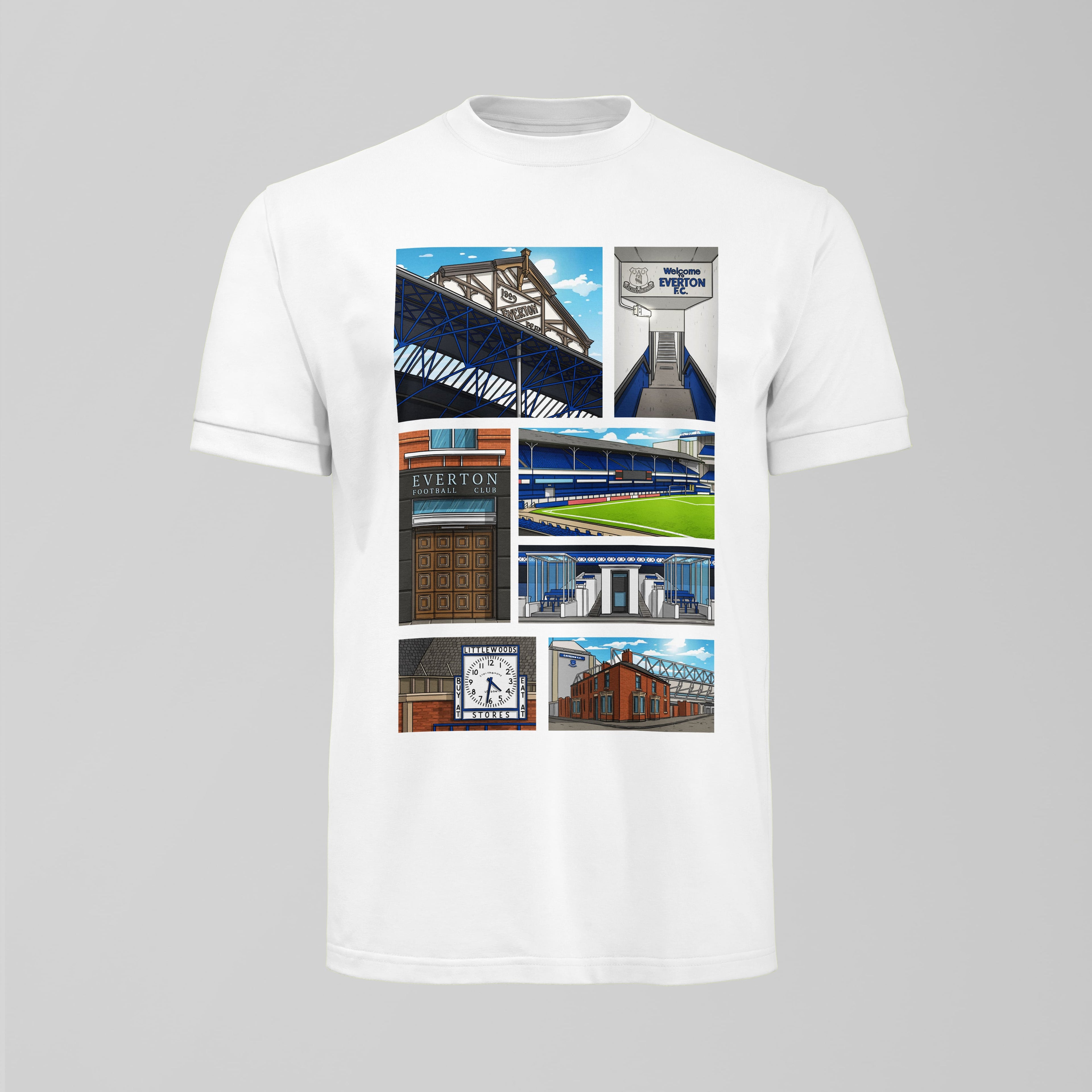 Goodison Park Memory Lane T-Shirt