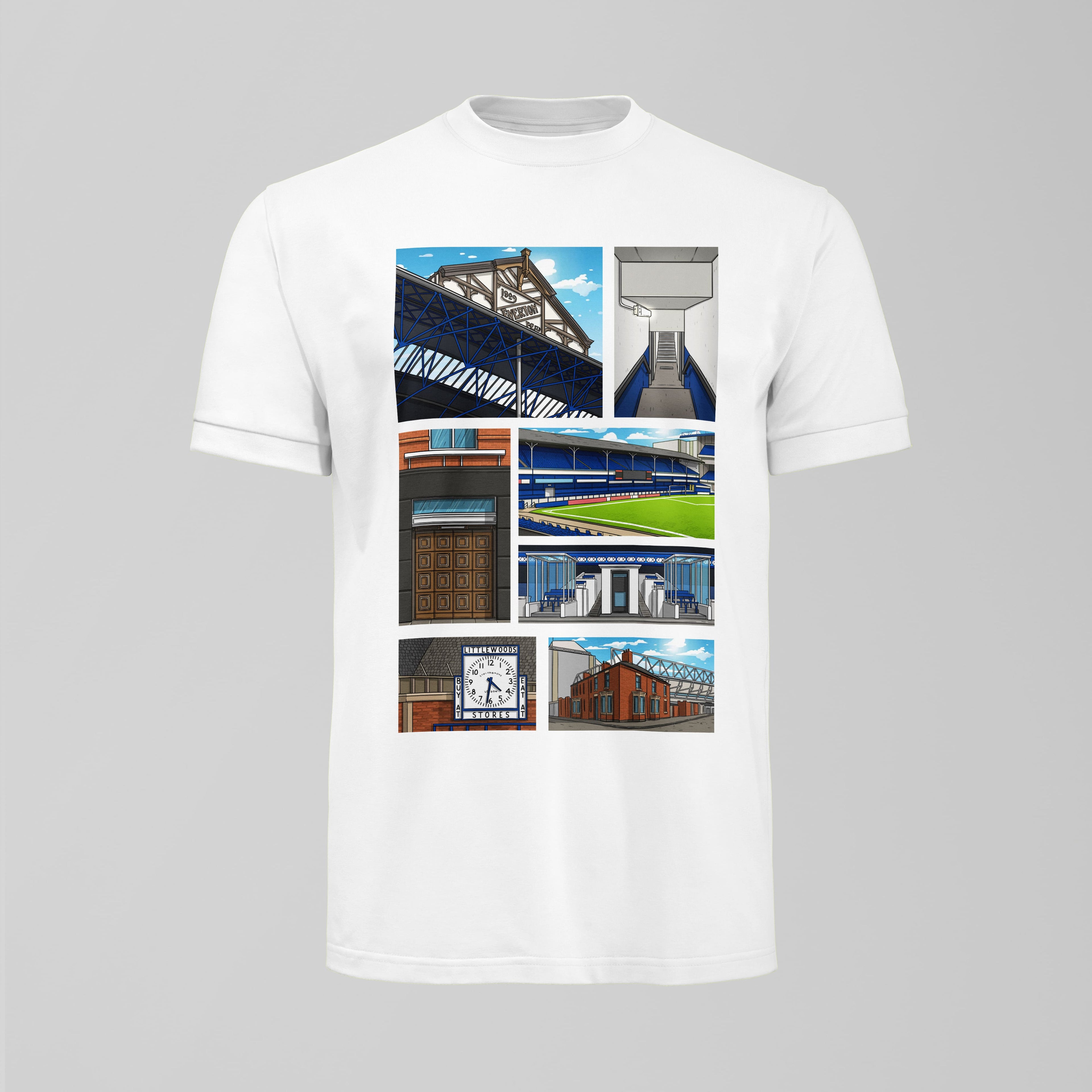 Goodison Park Memory Lane T-Shirt