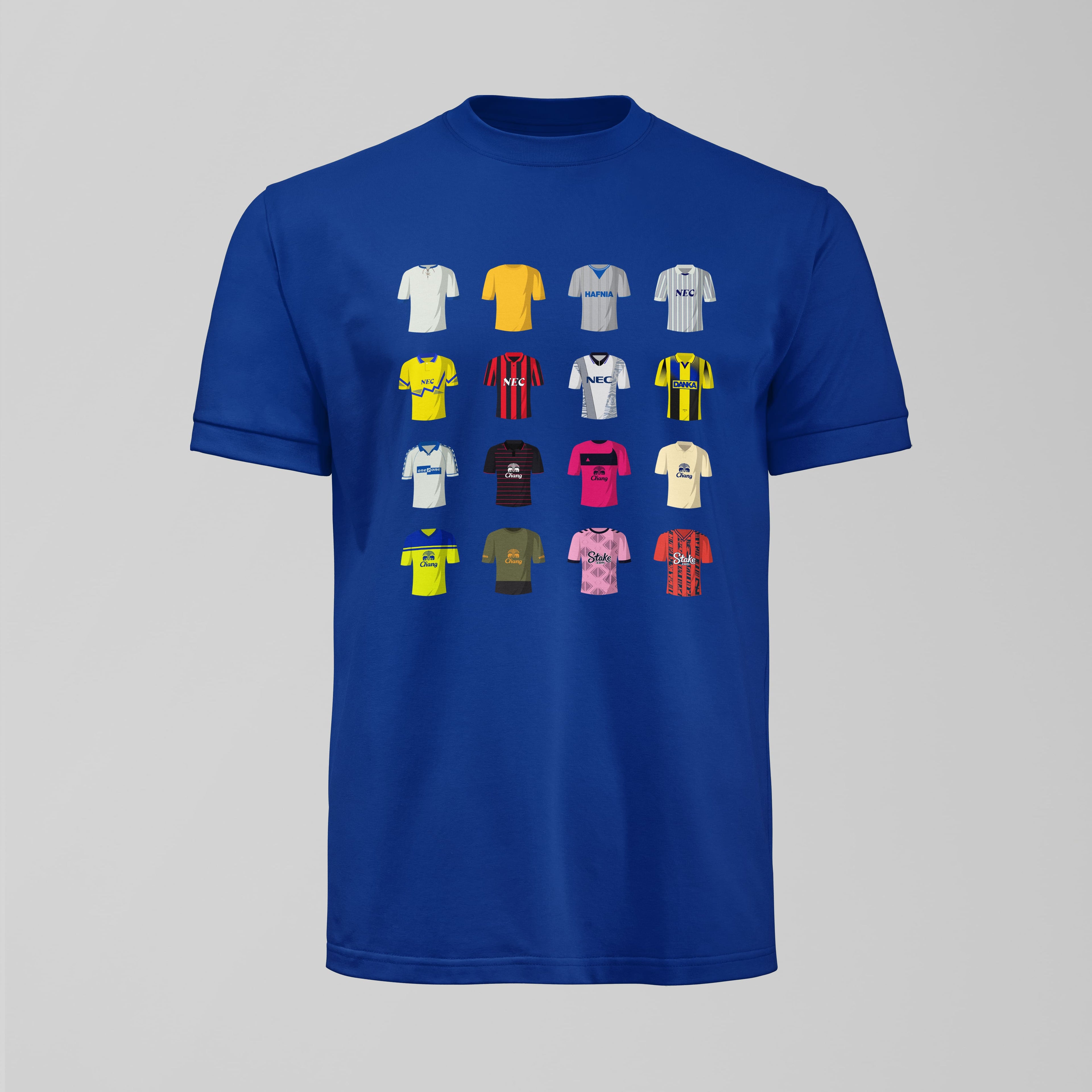 History of Everton Away Shirts T-Shirt