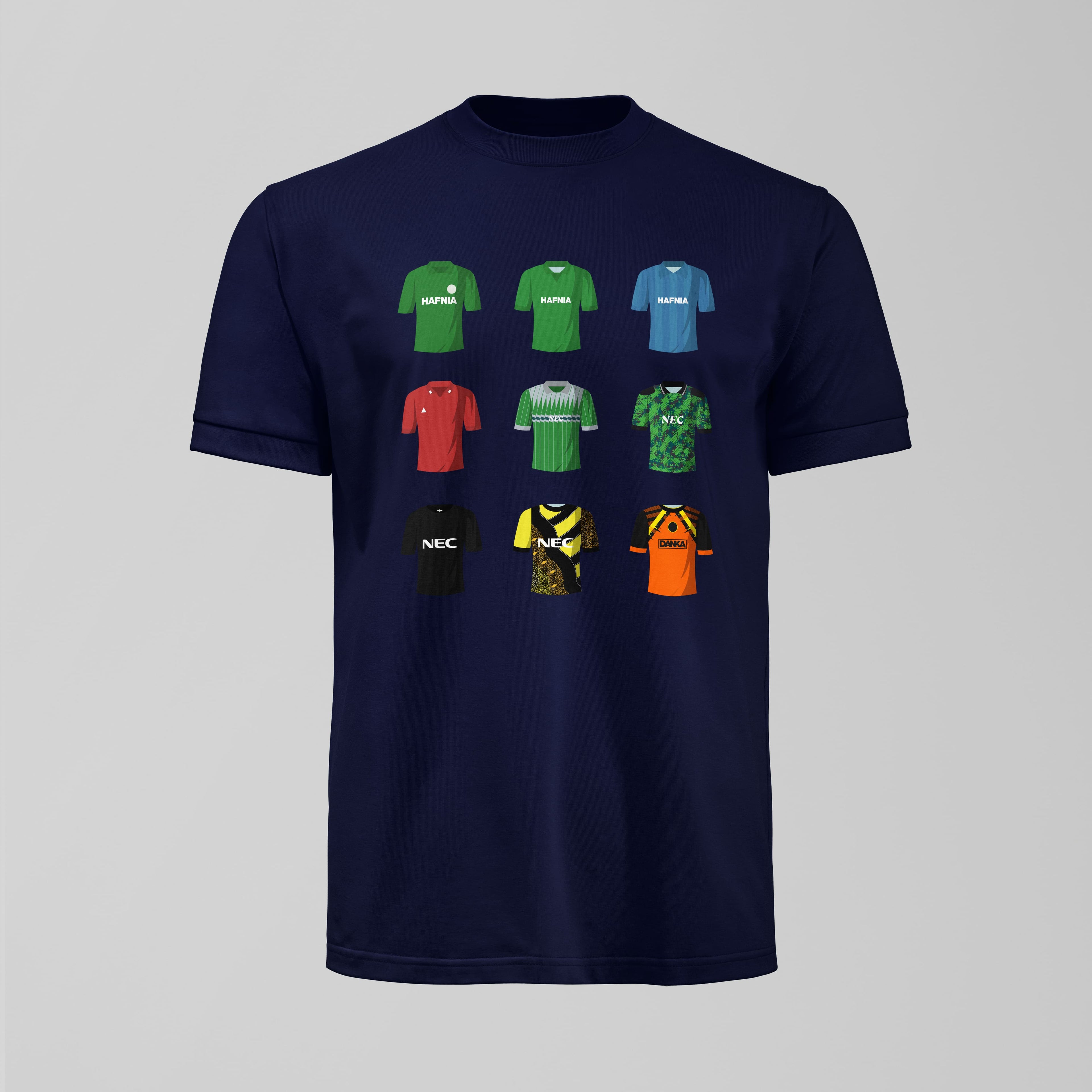 History of Neville Southall Everton Shirts T-Shirt