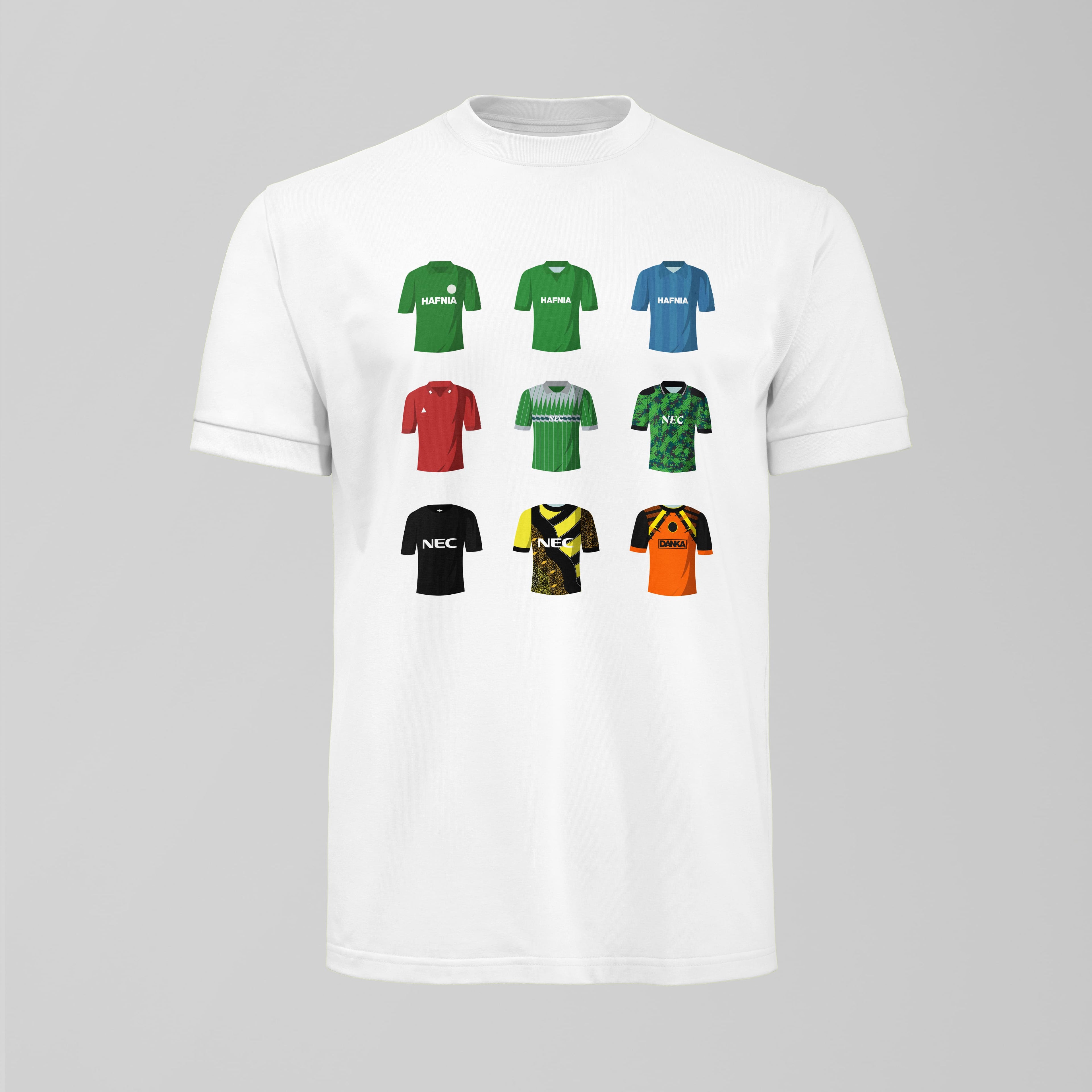 History of Neville Southall Everton Shirts T-Shirt