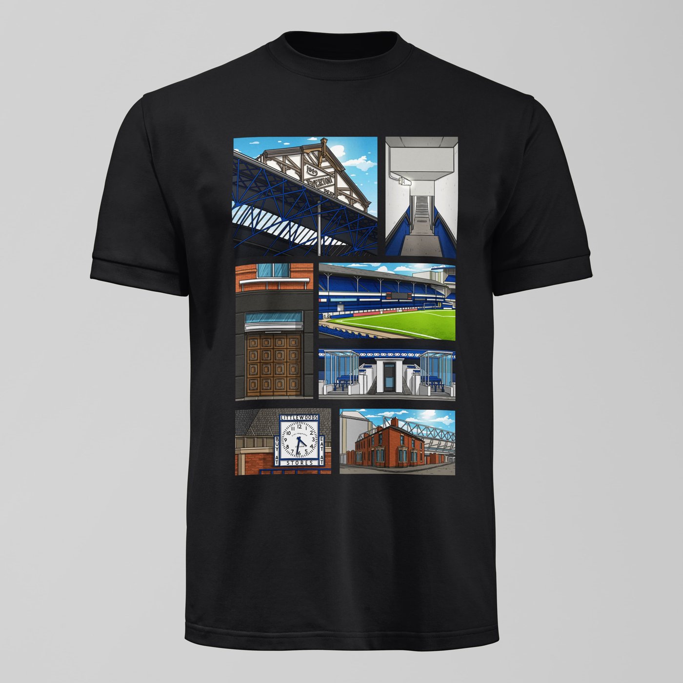 Goodison Park Memory Lane T-Shirt