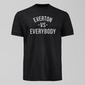 Everton Versus Everybody T-Shirt, alternate view. An Everton fan design by Forever Everton.