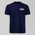 Dark Forever Everton Small Logo White Design T-Shirt. An Everton fan design by Forever Everton.