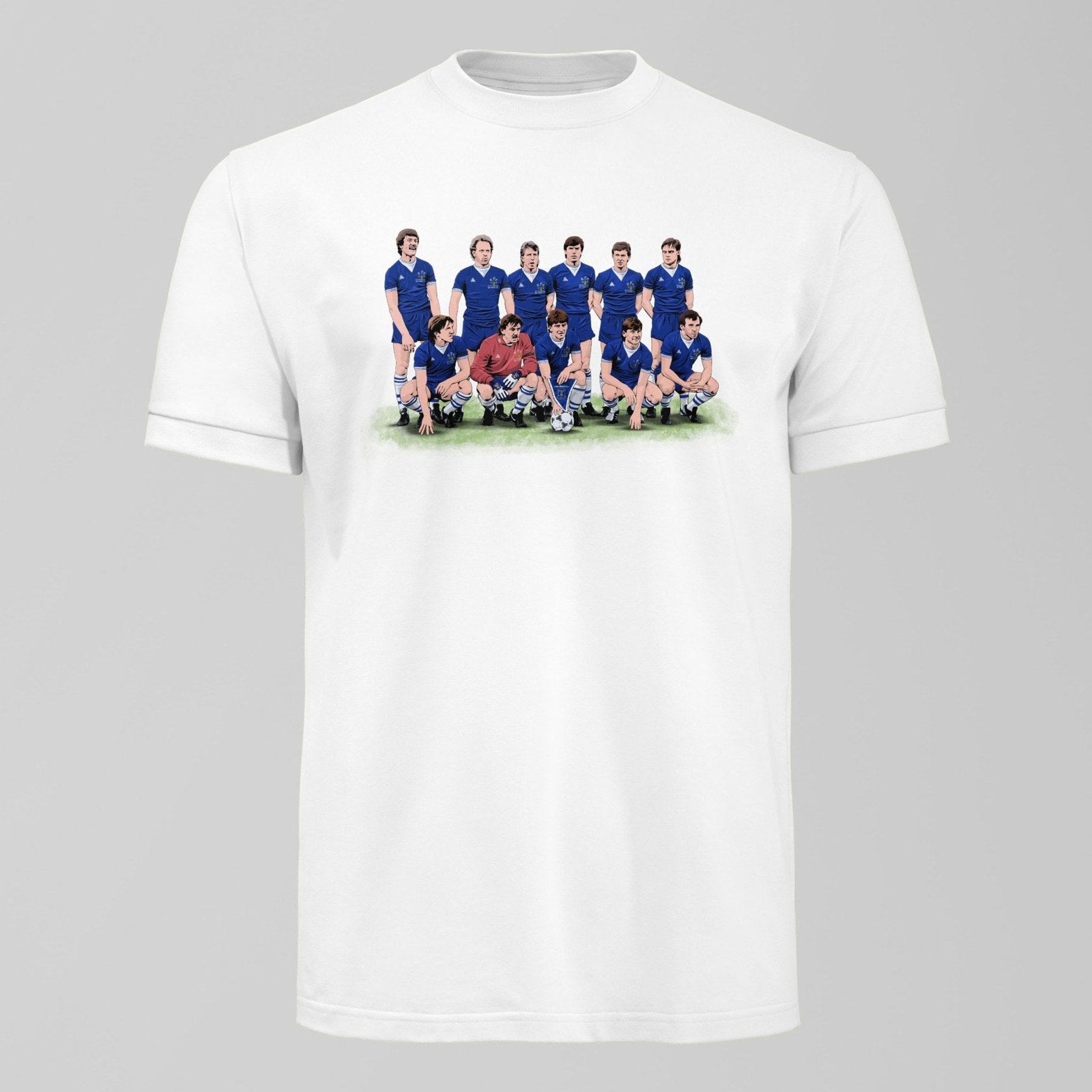 Everton 1985 ECWC Final Lineup T-shirt