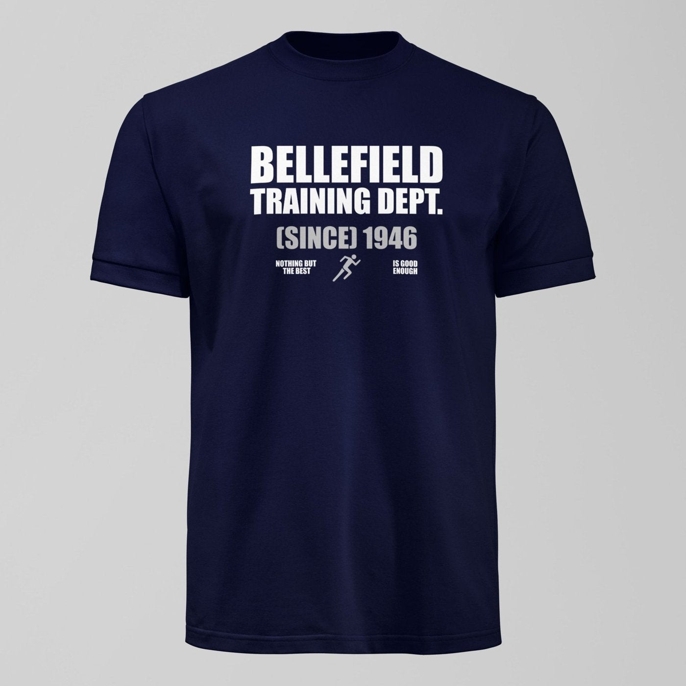 Bellefield Training Dept T-Shirt. An Everton fan design by Forever Everton.