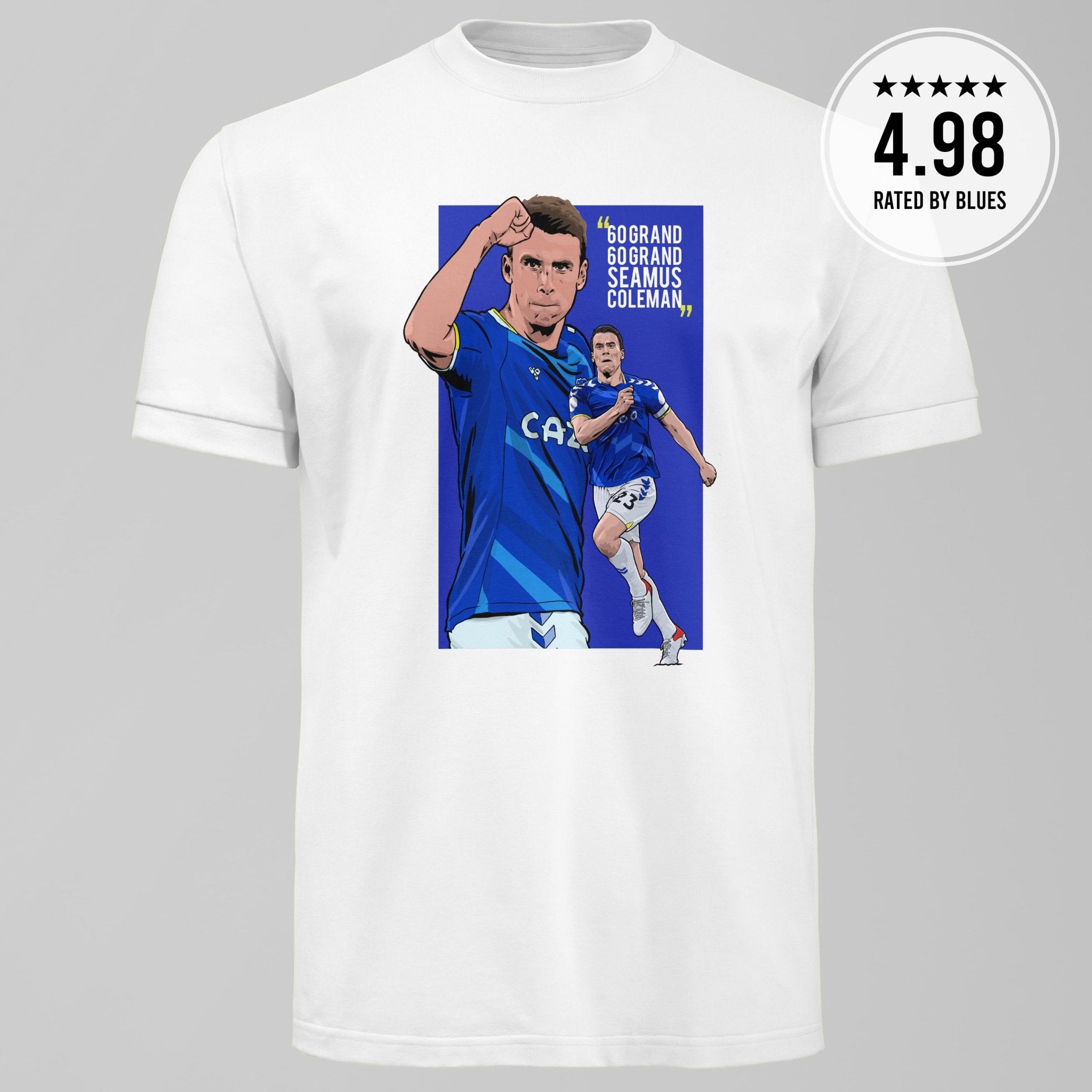 60 Grand Seamus Coleman T-Shirt - Forever Everton