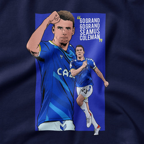 60 Grand Seamus Coleman T-Shirt - Forever Everton