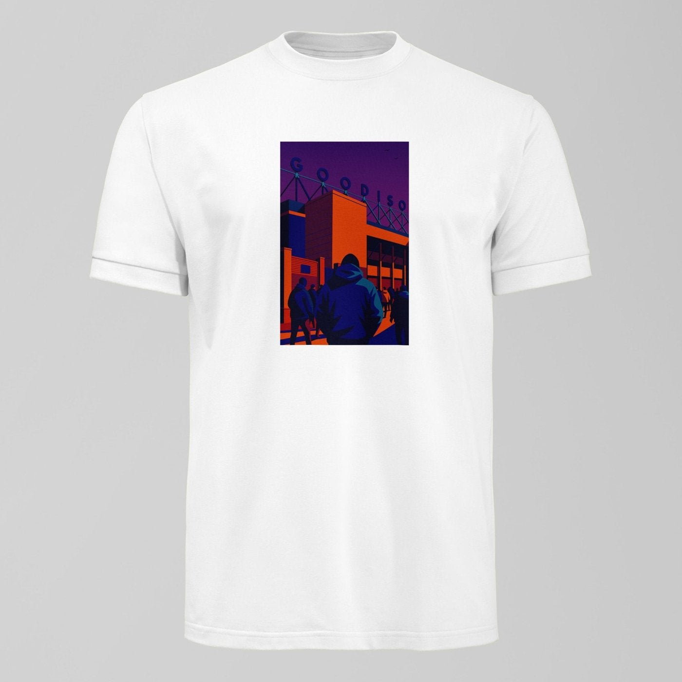 Goodison Park March T-Shirt. An Everton fan design by Forever Everton.
