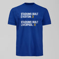 Everton Stadiums Built T-Shirt by Forever Everton