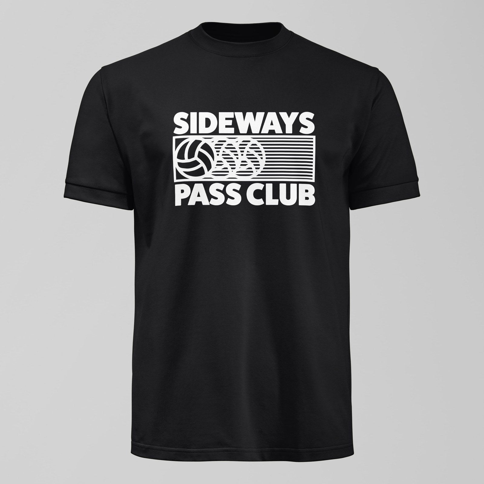 Sideways Pass Club T-Shirt, alternate view. An Everton fan design by Forever Everton.