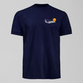 Bramley Moore New Dawn Small Design T-Shirt, alternate view. An Everton fan design by Forever Everton.