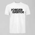 Forever Everton Large Logo Black Design T-Shirt. An Everton fan design by Forever Everton.