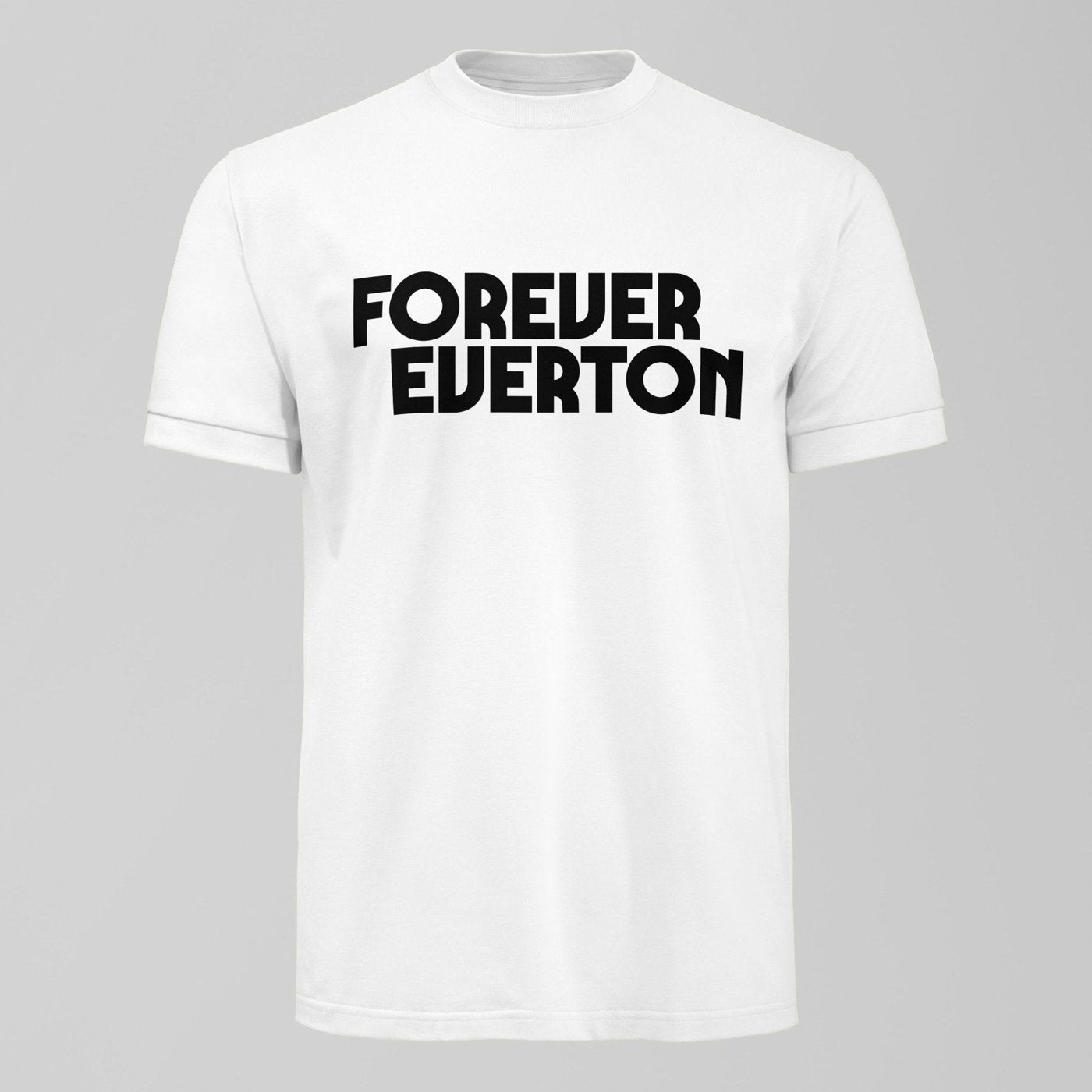 Forever Everton Large Logo Black Design T-Shirt