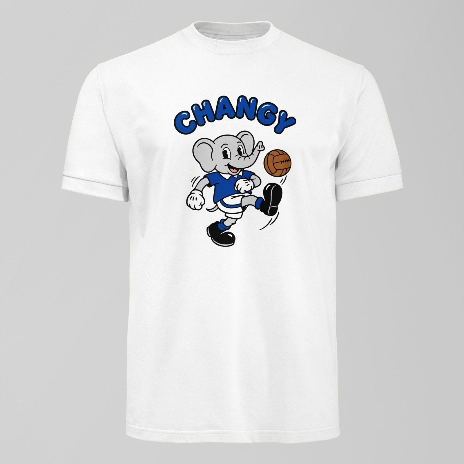 Changy Everton T-Shirt, alternate view. An Everton fan design by Forever Everton.