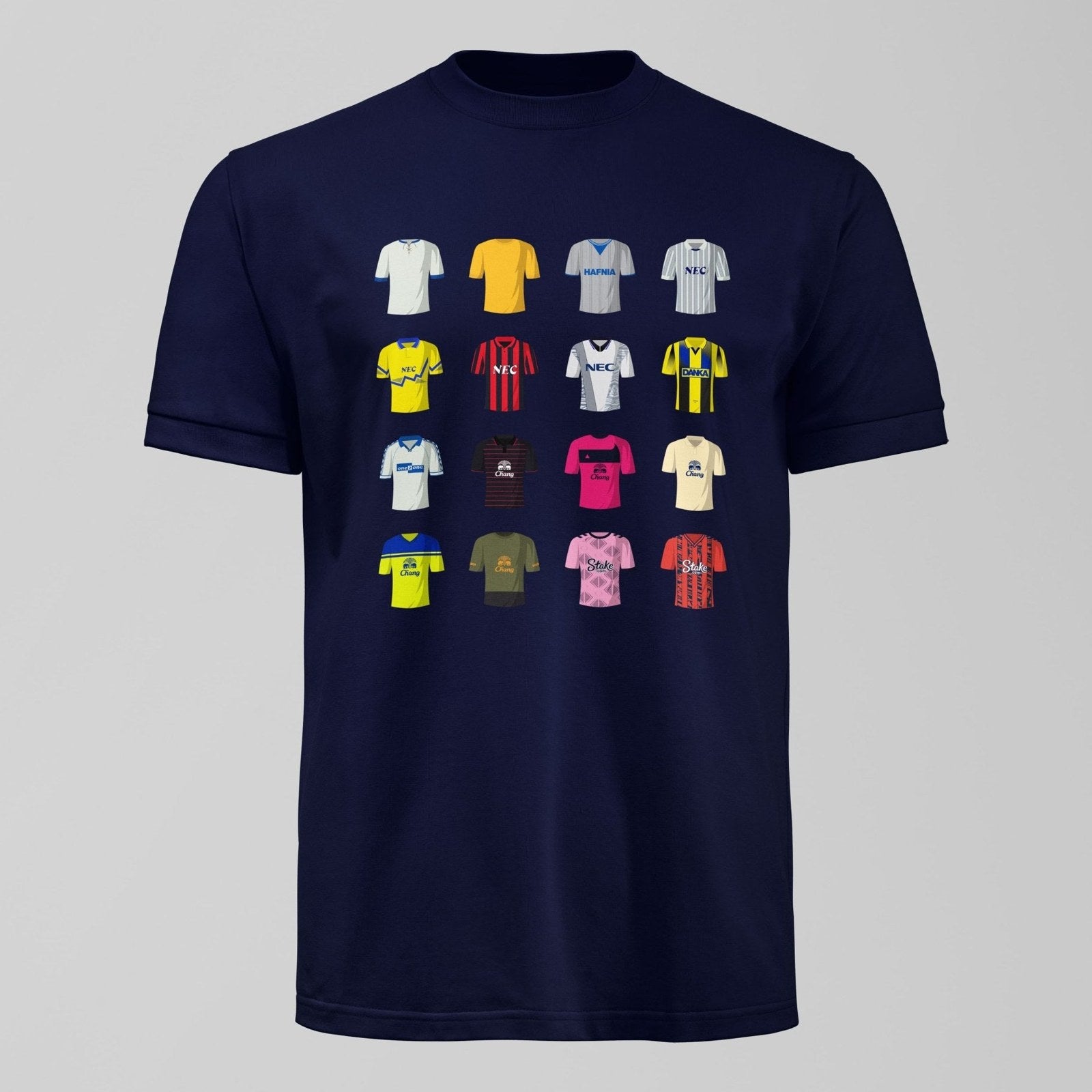 History of Everton Away Shirts T-Shirt