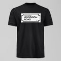 Goodison Road Street Sign T-Shirt, alternate view. An Everton fan design by Forever Everton.