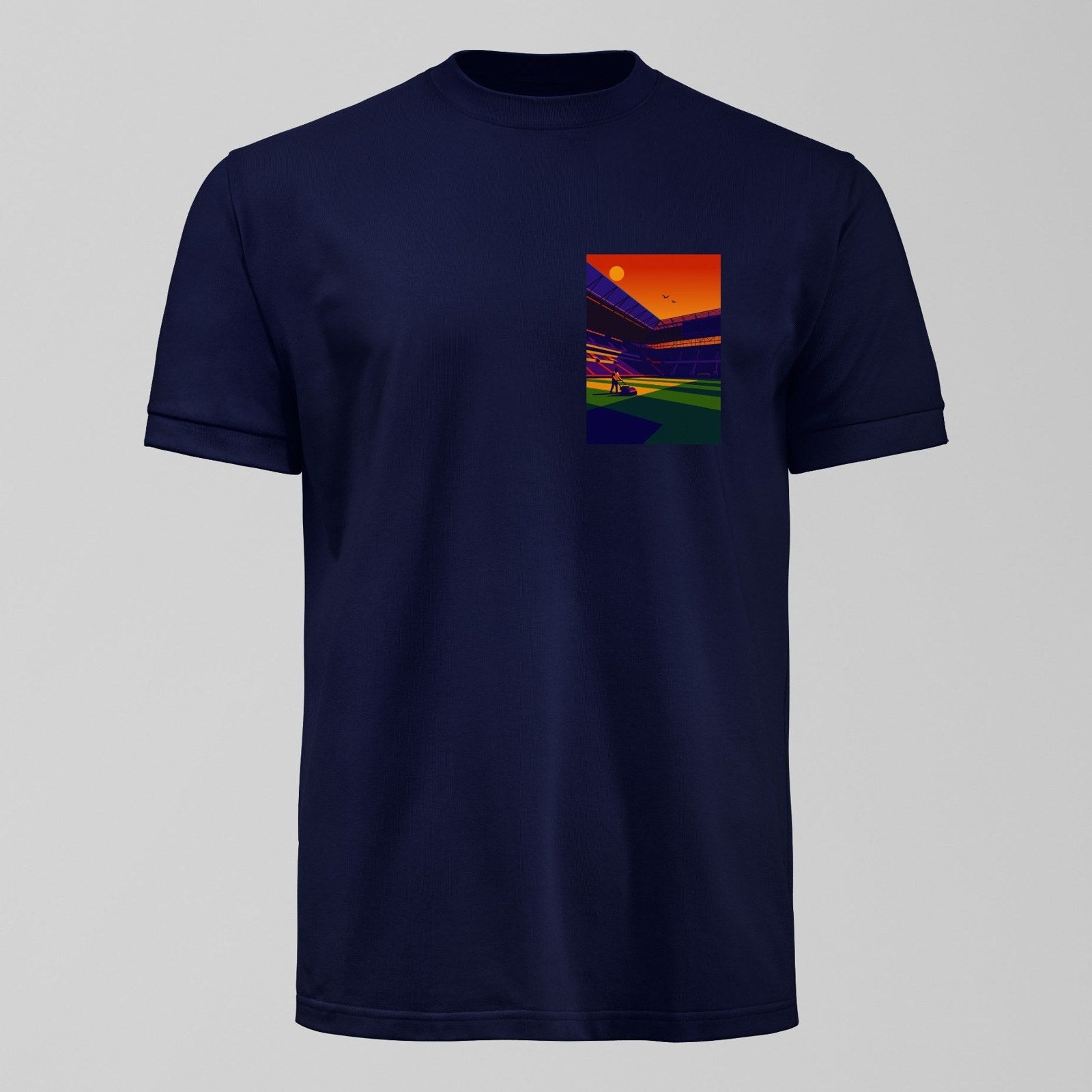 Bramley Moore Preparation T-Shirt, alternate view. An Everton fan design by Forever Everton.