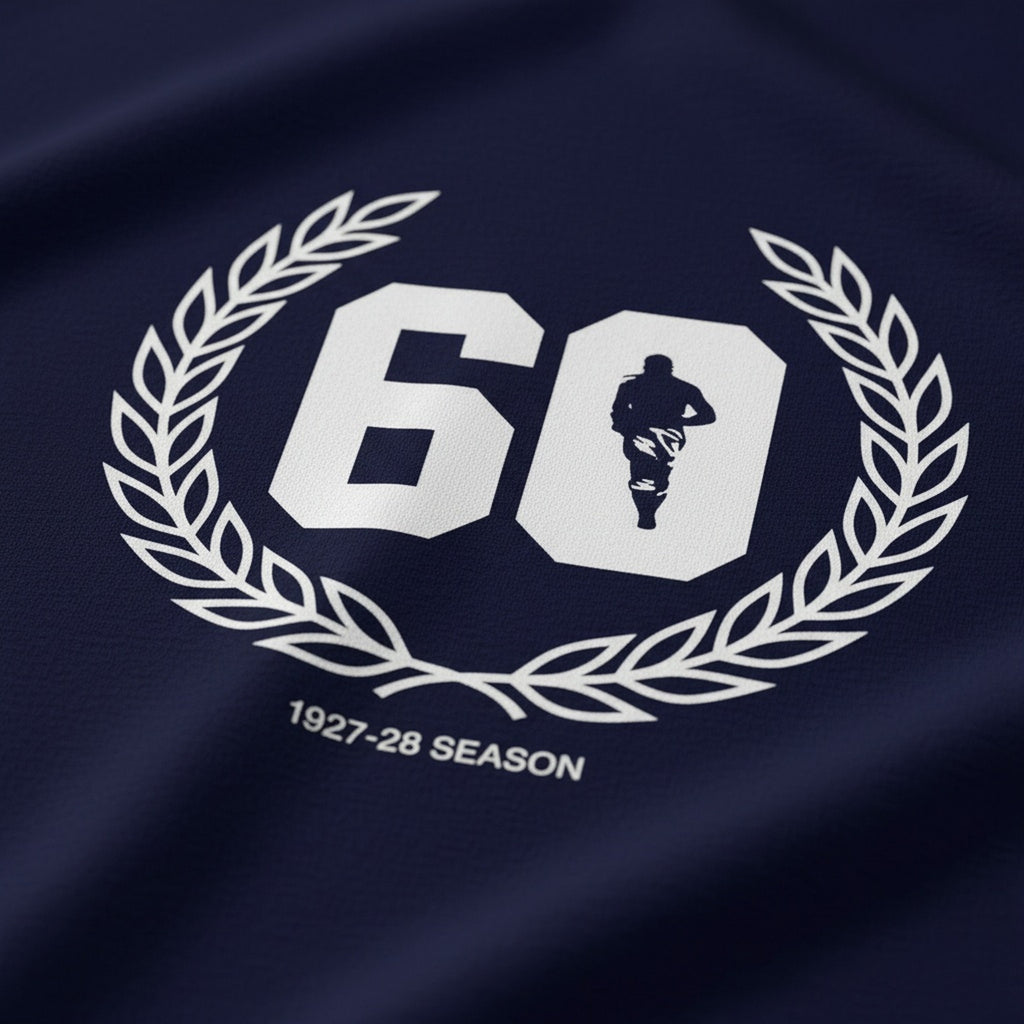 Print close-up on premium cotton. Dixie 60 T-Shirt. Forever Everton.