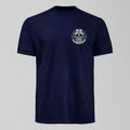 Everton Born Not Manufactured Small Design T-Shirt in Navy by Forever Everton