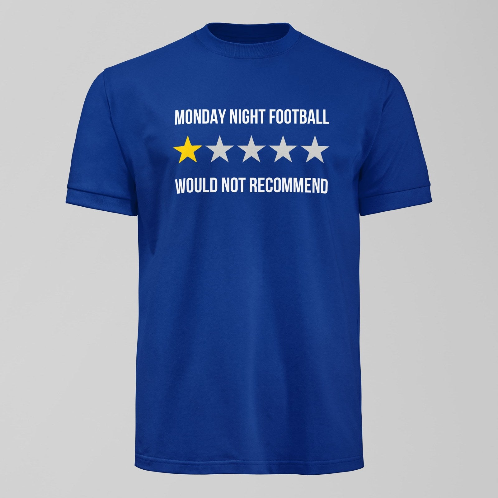 Monday Night Football T-Shirt, alternate view. An Everton fan design by Forever Everton.