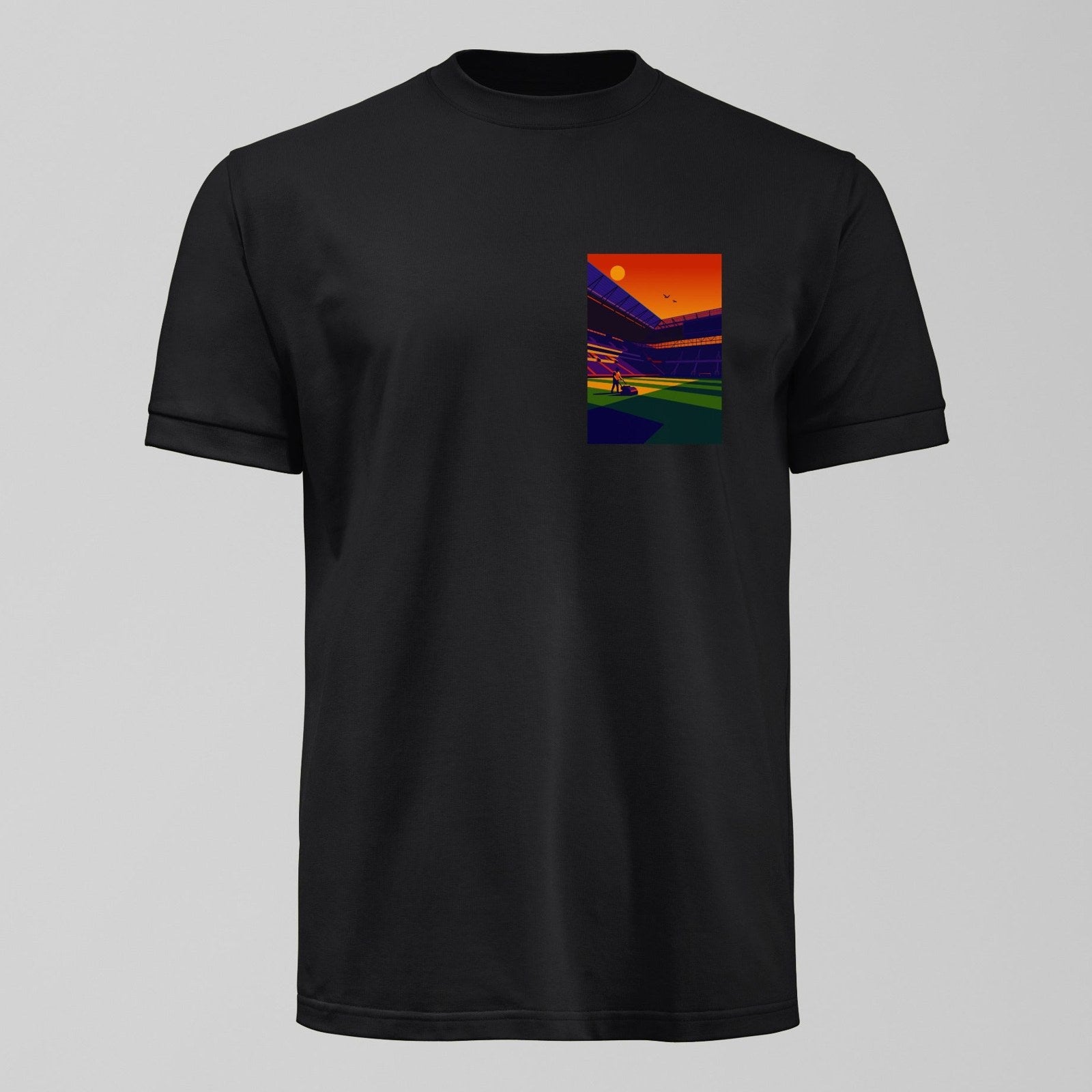 Bramley Moore Preparation T-Shirt, alternate view. An Everton fan design by Forever Everton.
