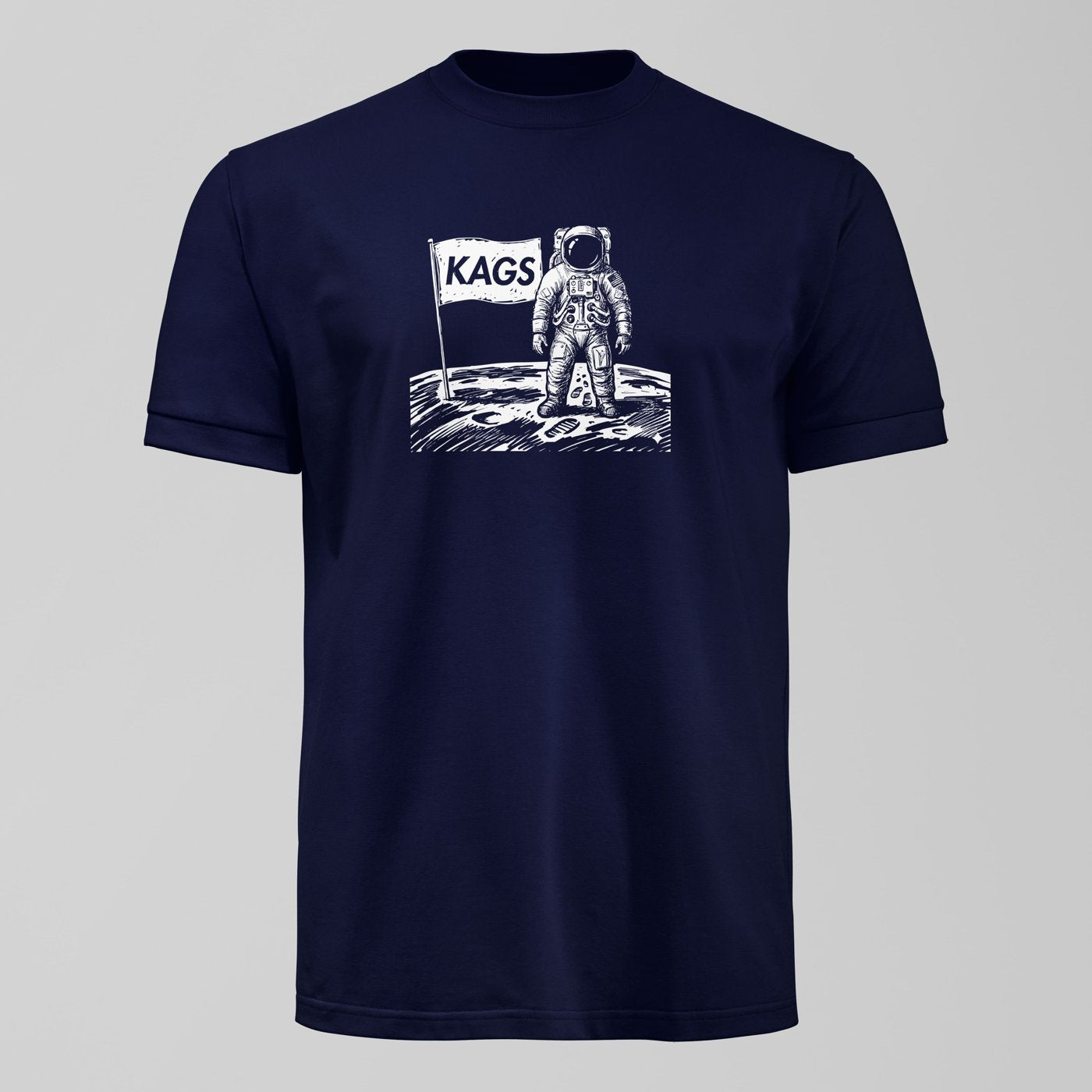 Kags Moon T-Shirt. An Everton fan design by Forever Everton.
