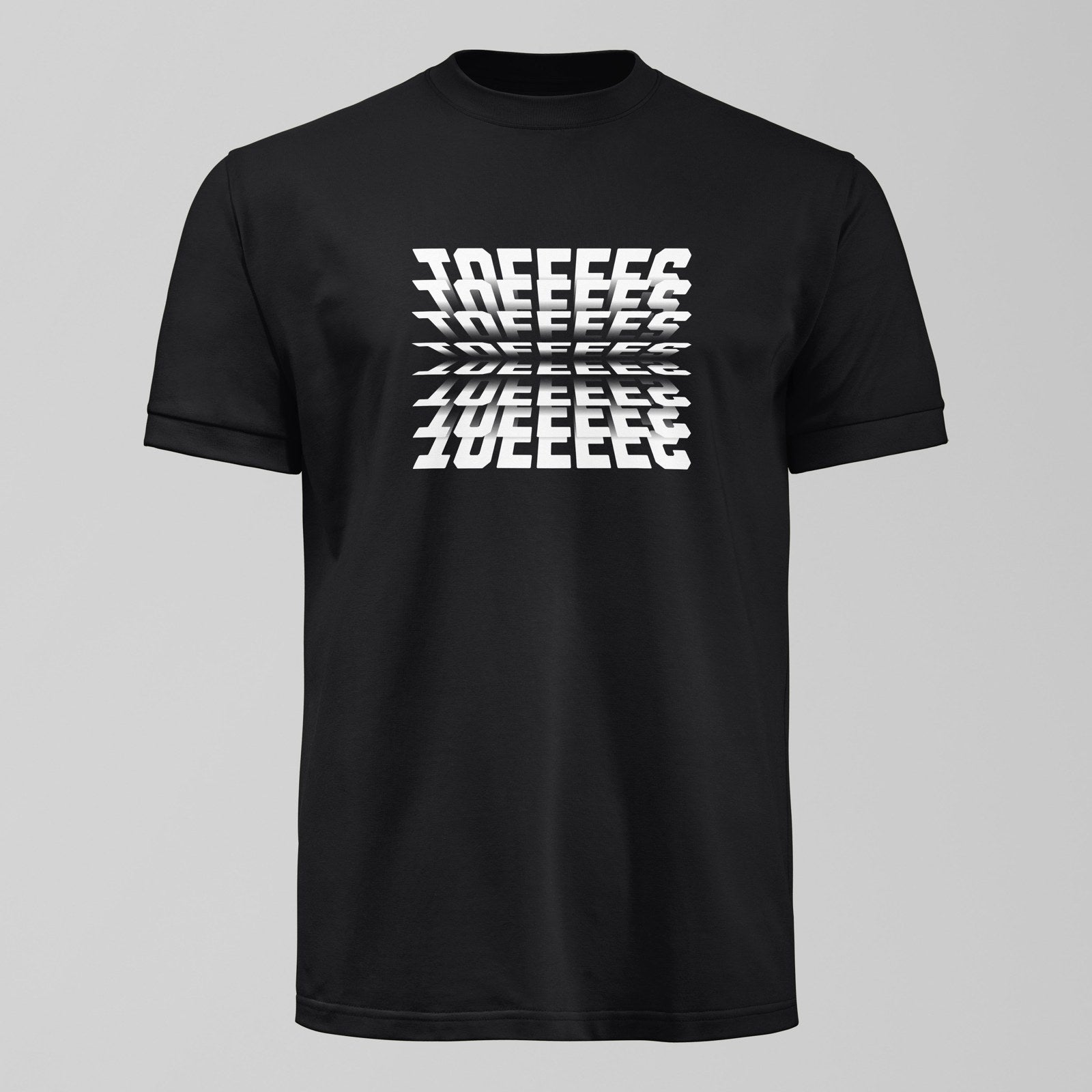 Toffees Flip T-Shirt, alternate view. An Everton fan design by Forever Everton.