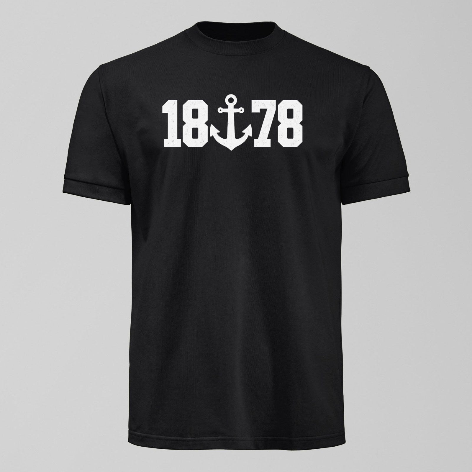 1878 Dock T-Shirt, alternate view. An Everton fan design by Forever Everton.