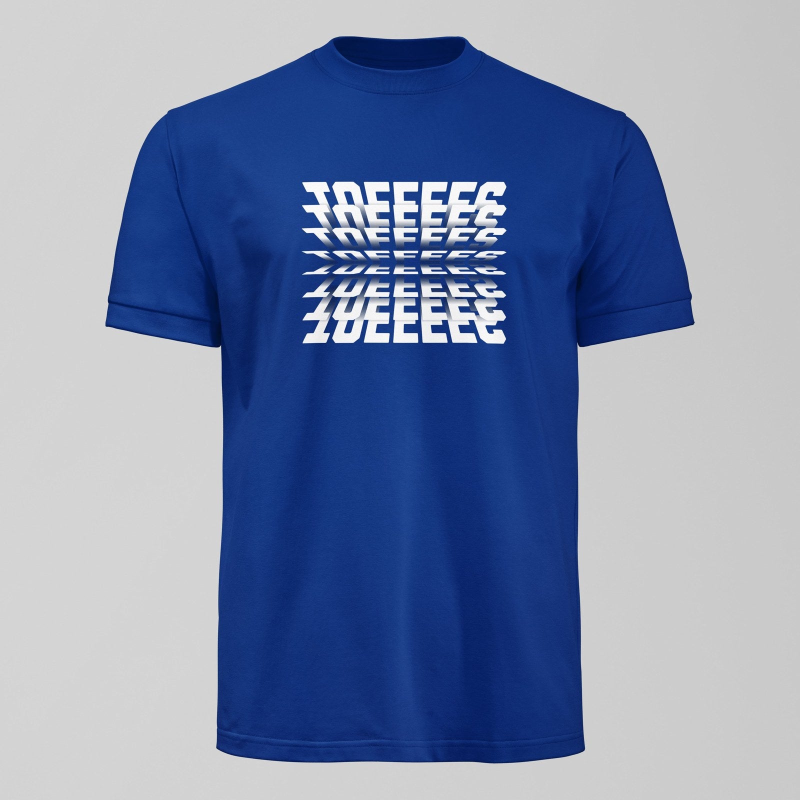 Toffees Flip T-Shirt, alternate view. An Everton fan design by Forever Everton.