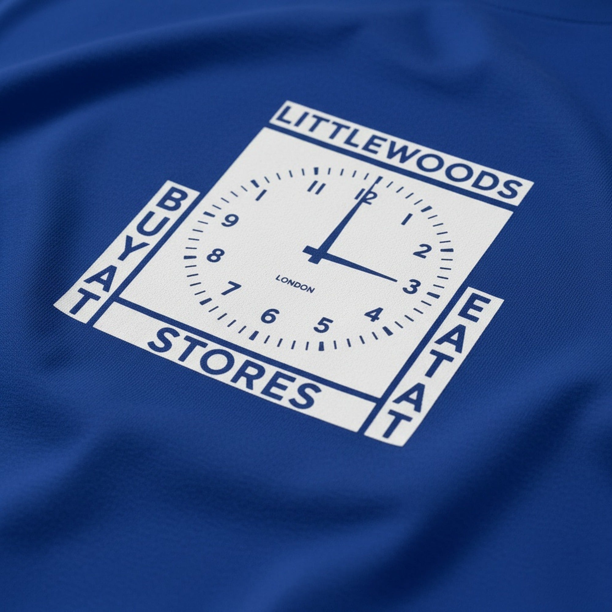 Print close-up on premium cotton. The Everton Clock T-Shirt. Forever Everton.