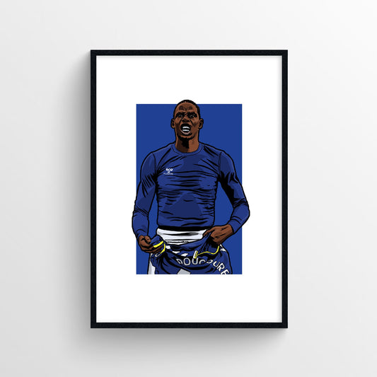 Abdoulaye Doucouré Print - Everton 21/22 - Forever Everton
