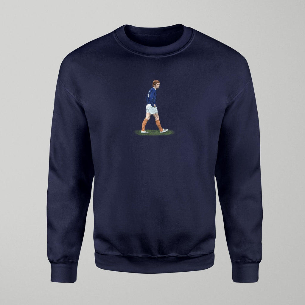 Everton Alan Ball The greatest of them all Jumper in Navy by Forever Everton