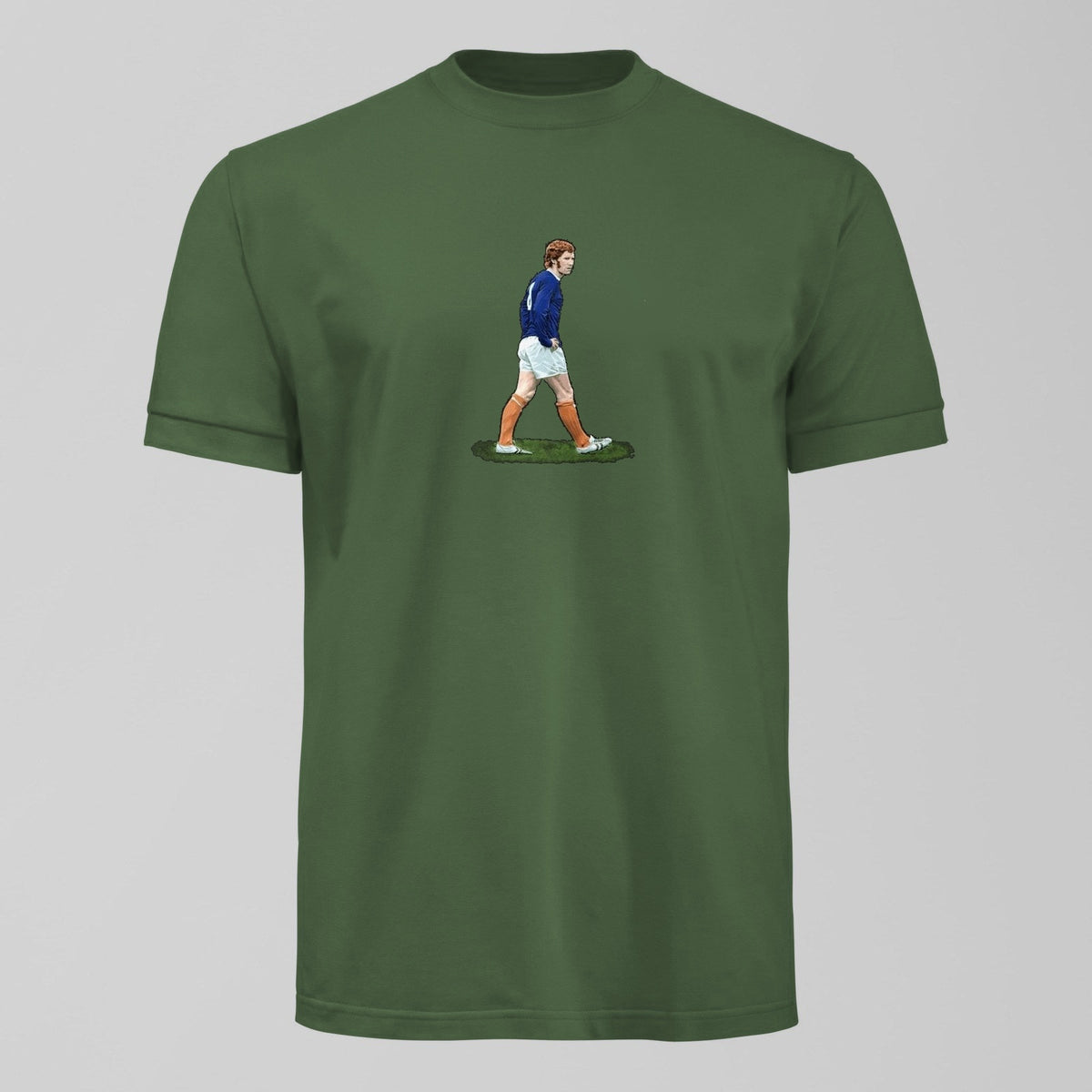 Alan Ball The greatest of them all! T-Shirt in Green by Forever Everton