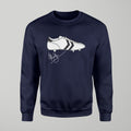 Everton Alan Ball's Famous White Boots Jumper in Navy by Forever Everton