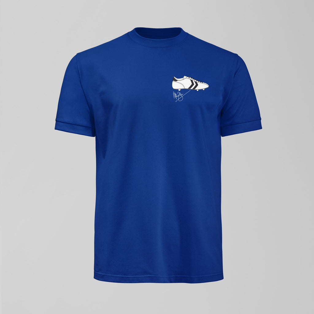 Alan Ball's Famous White Boots Small Design T-Shirt - Forever Everton