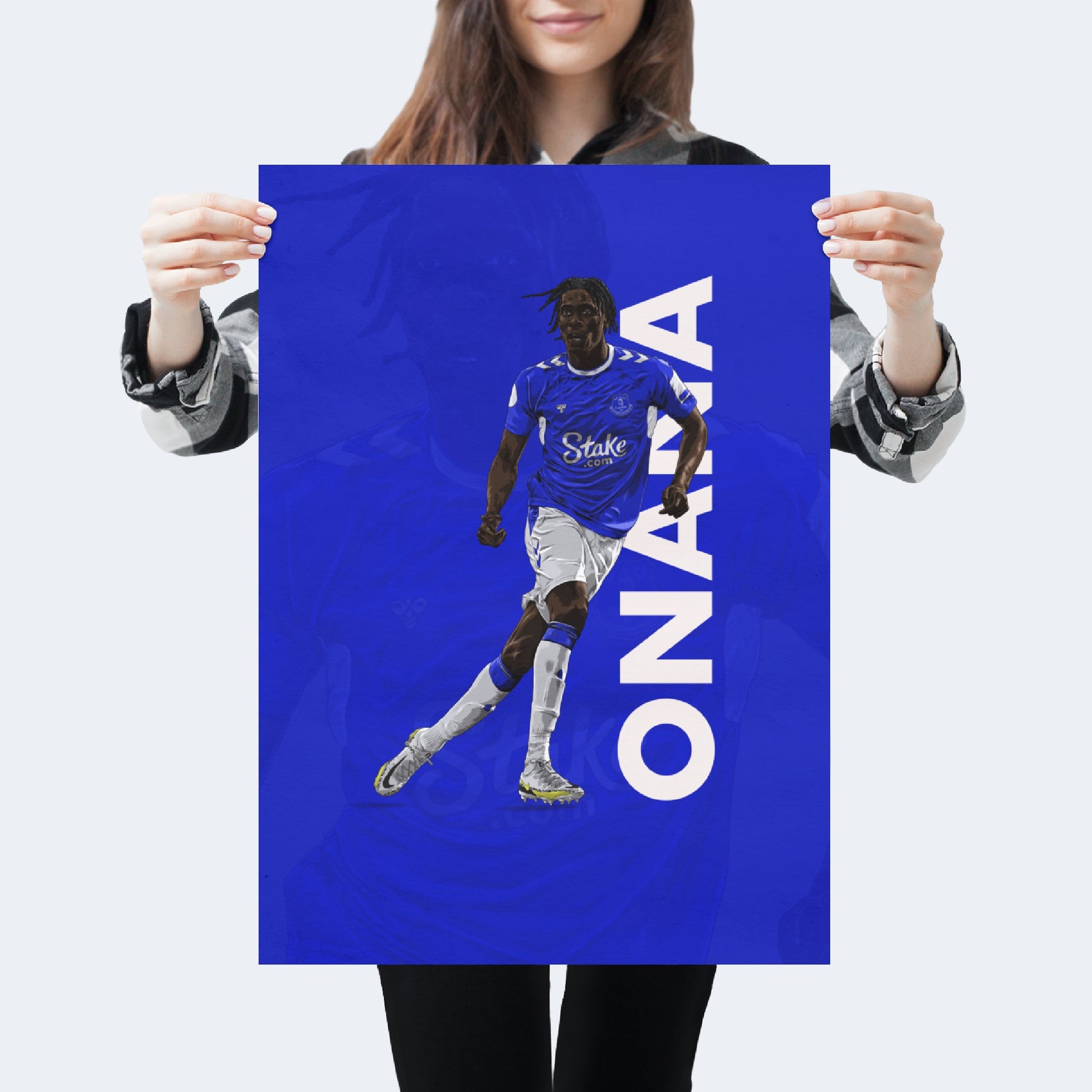 Amadou Onana Print - 22/23 Season First XI - Forever Everton