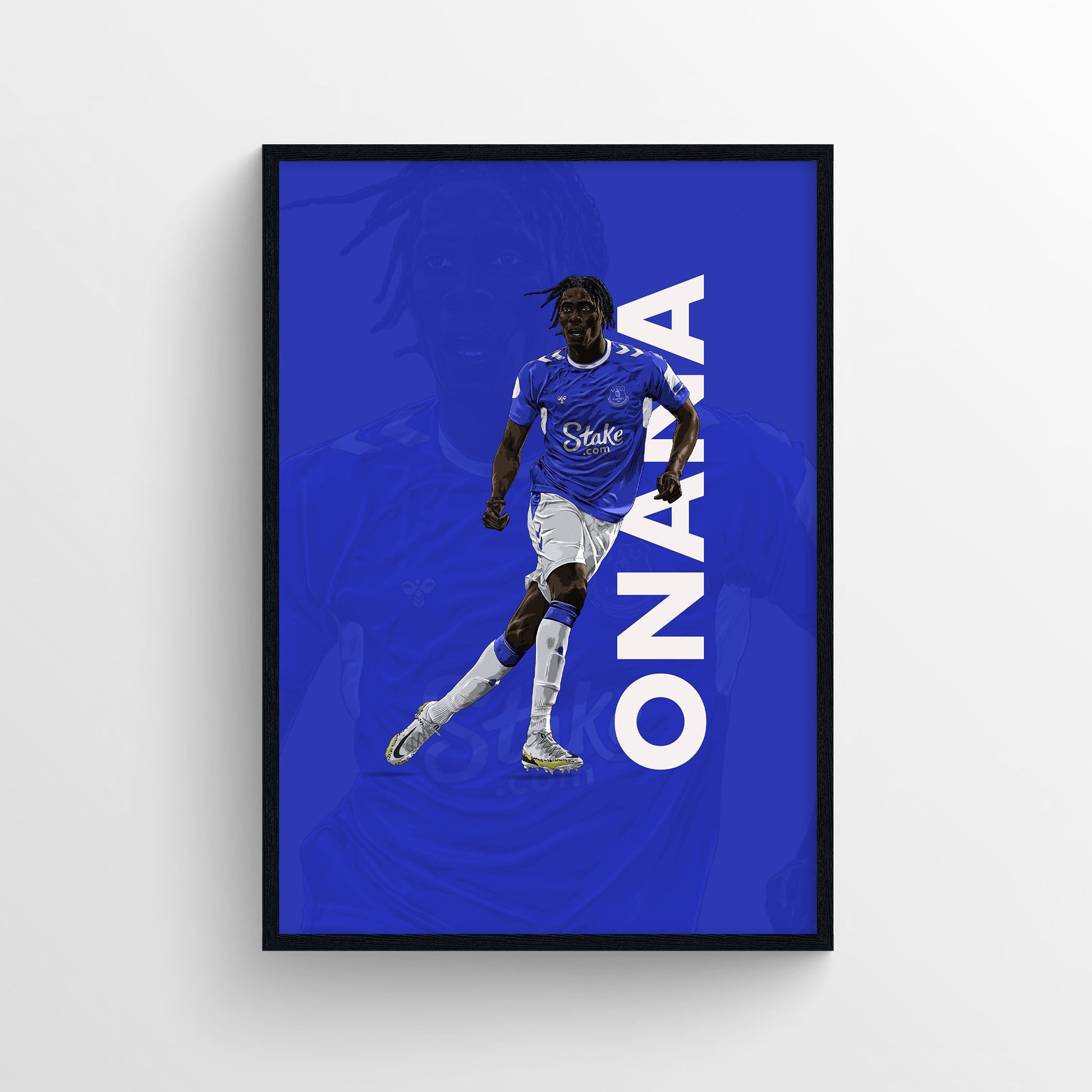 Amadou Onana Print - 22/23 Season First XI - Forever Everton