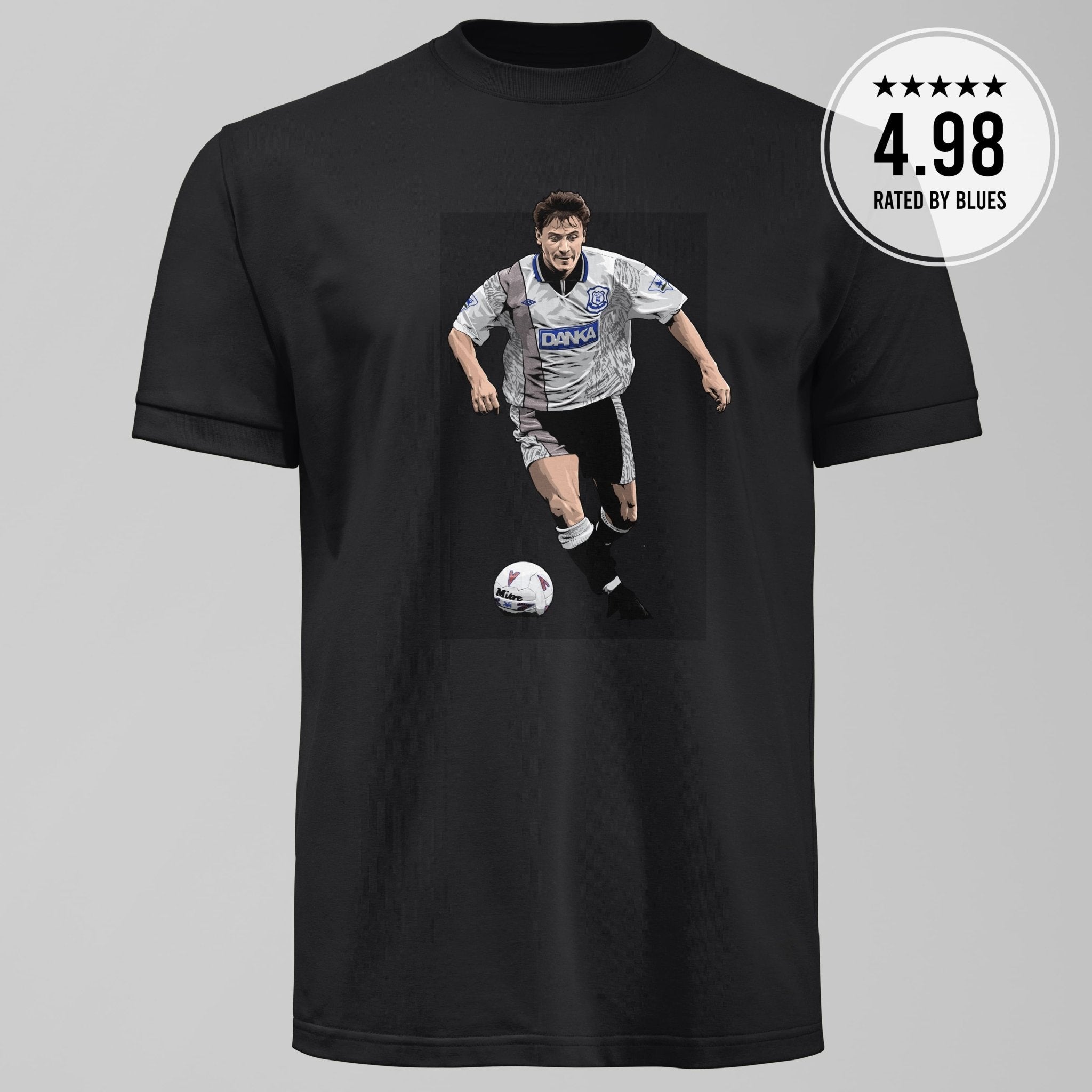 Andrei Kanchelskis Flying Russian T-Shirt - Forever Everton