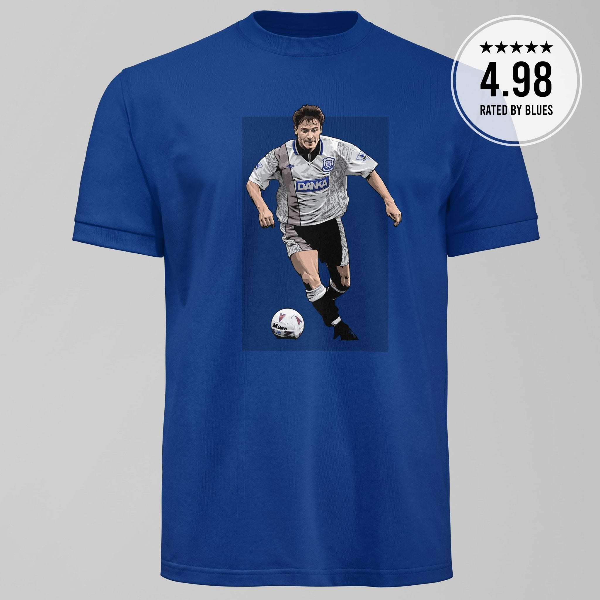 Andrei Kanchelskis Flying Russian T-Shirt - Forever Everton