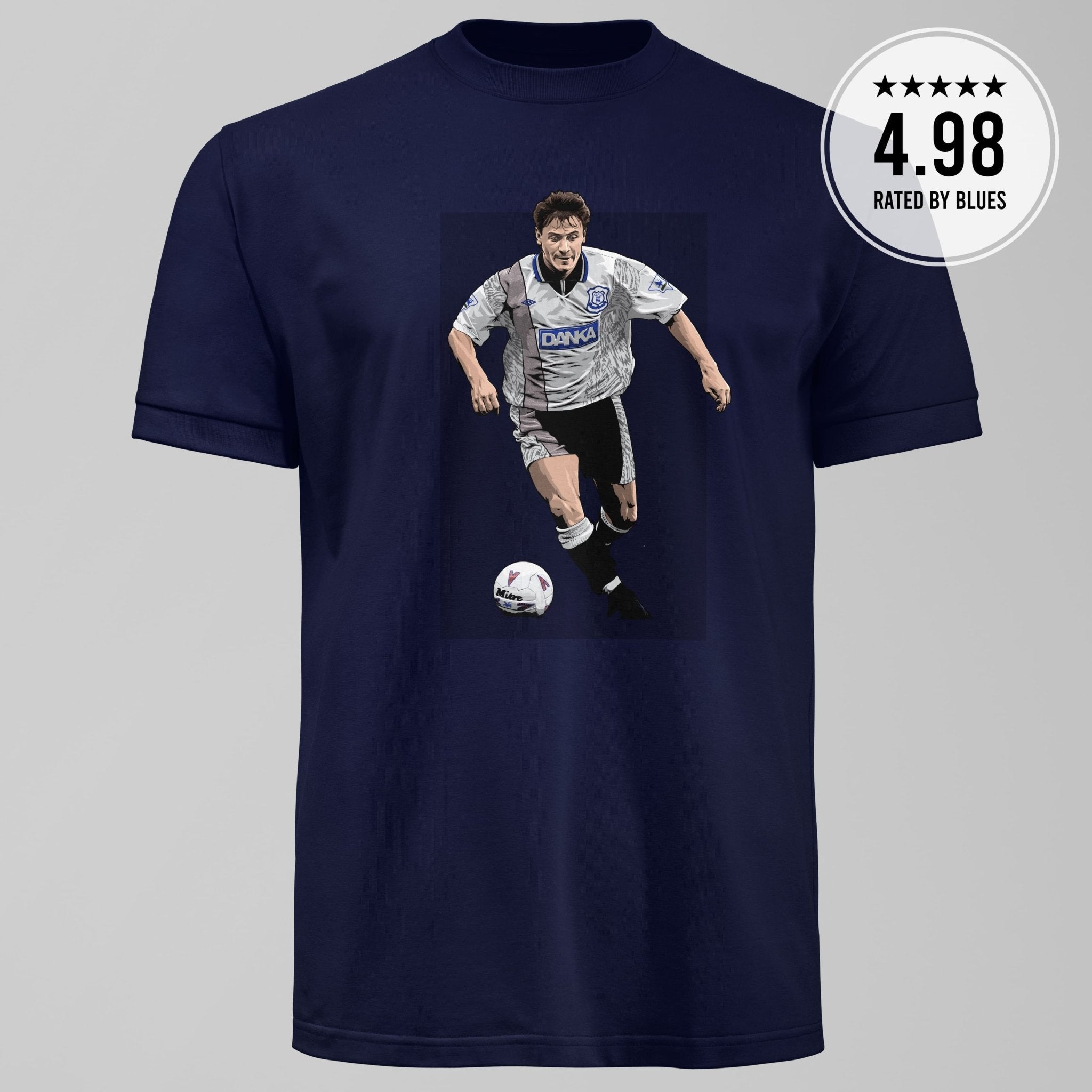 Andrei Kanchelskis Flying Russian T-Shirt - Forever Everton