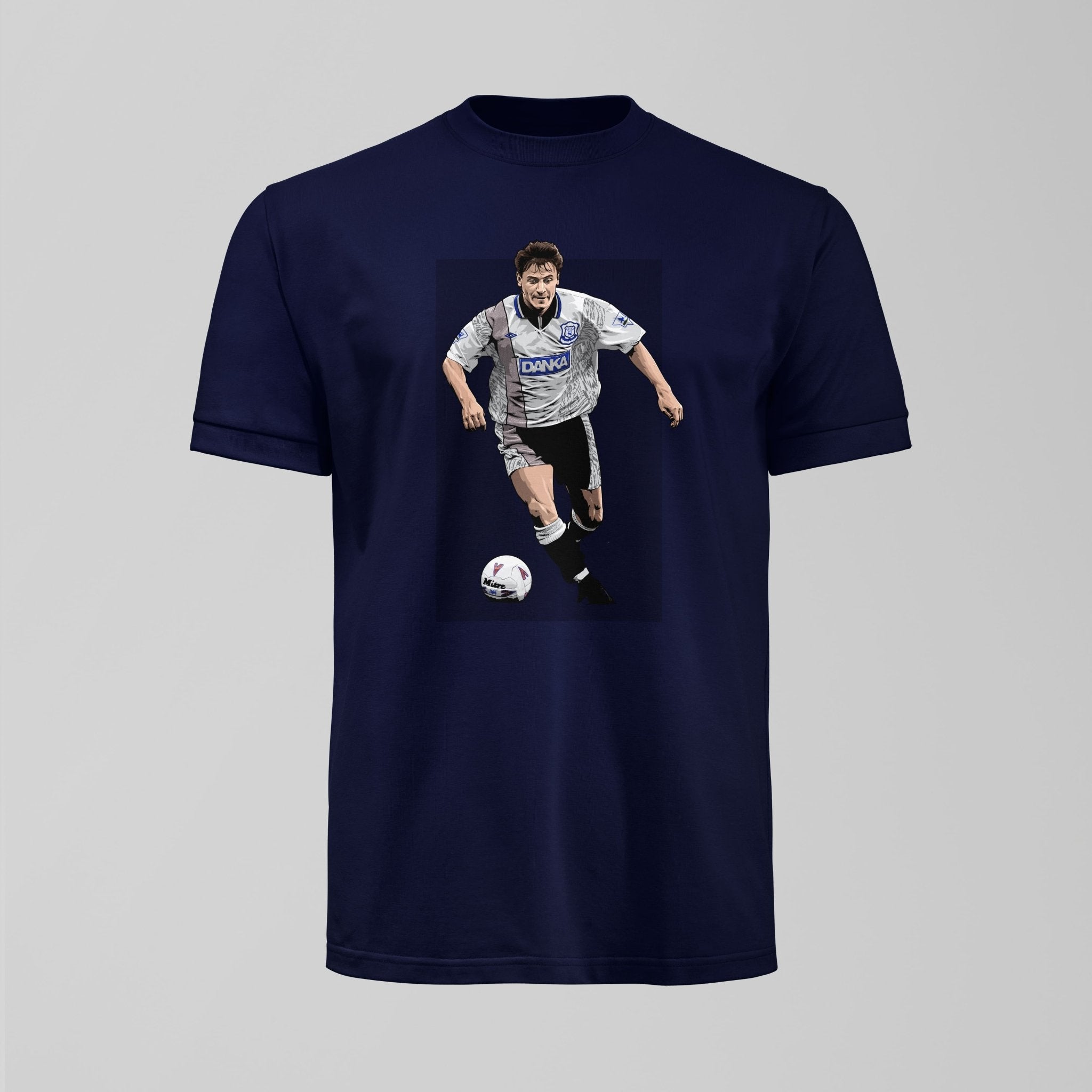 Andrei Kanchelskis Flying Russian T-Shirt - Forever Everton