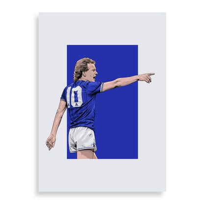 Andy Gray Print - 85 First Team - Forever Everton