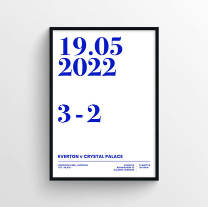 Any Everton Match Decorative Print - Forever Everton