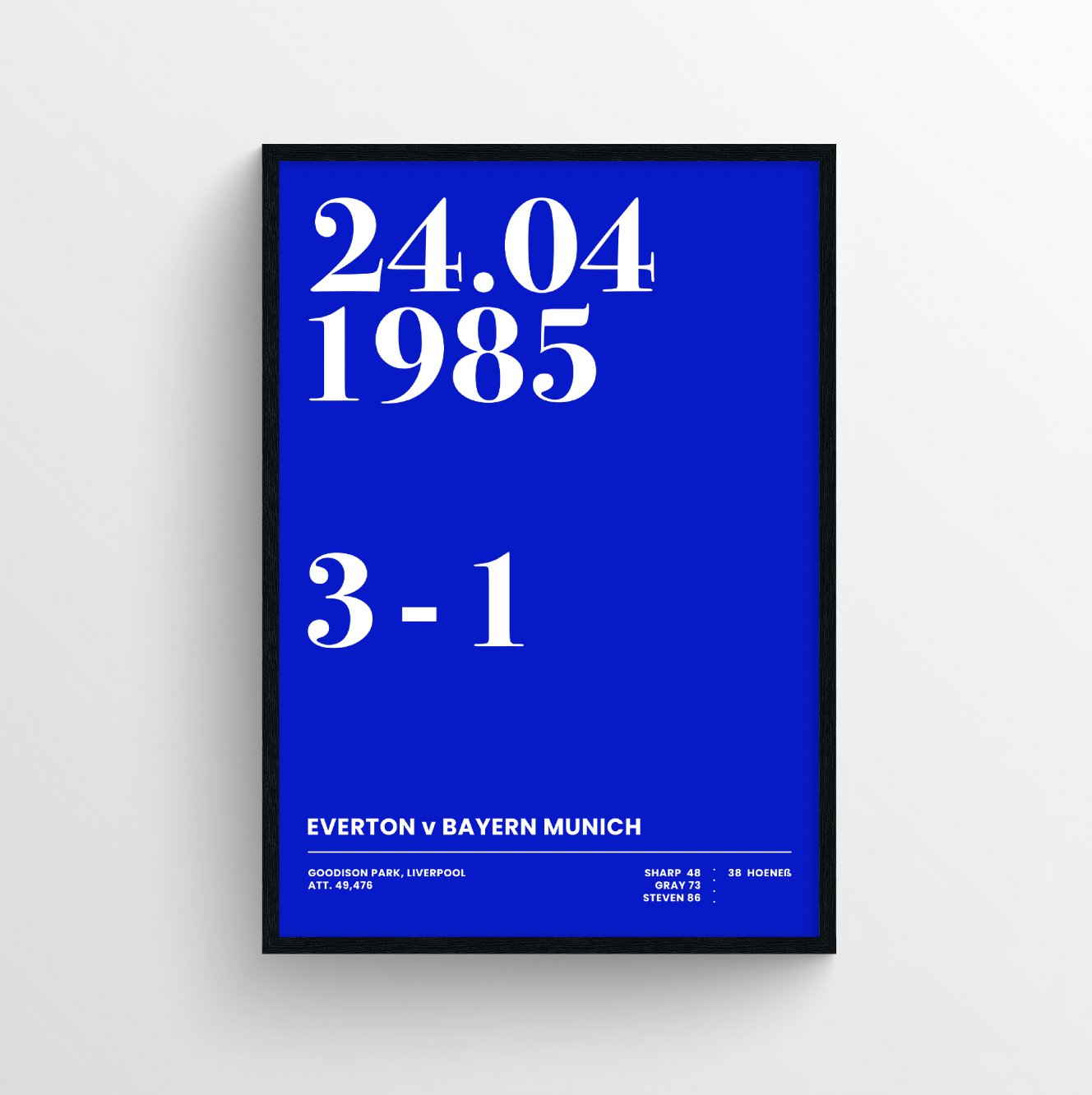 Any Everton Match Decorative Print - Forever Everton